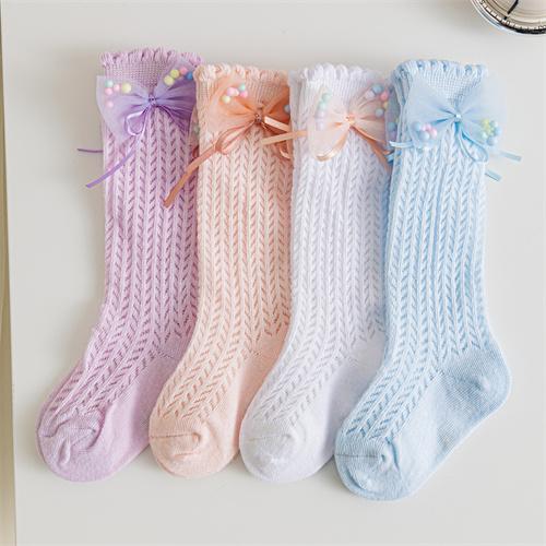 Baby Socks Ball Bow