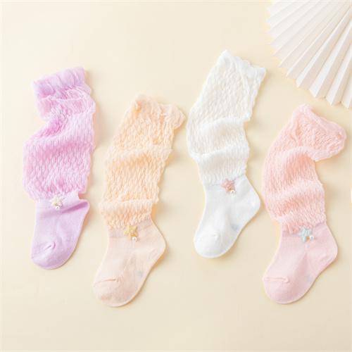 Baby Star Pendant Over Knee Mosquito Repellent Socks