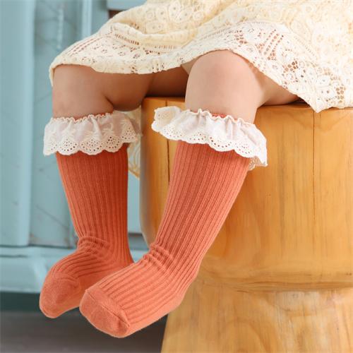 Baby Spring and Autumn Cotton Lace Socks