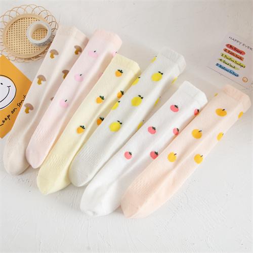 Heel free straight cartoon mosquito repellent socks