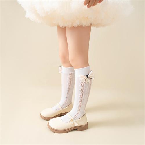 Children's Lolita Small Fragrant Wind Pendant Calf Socks